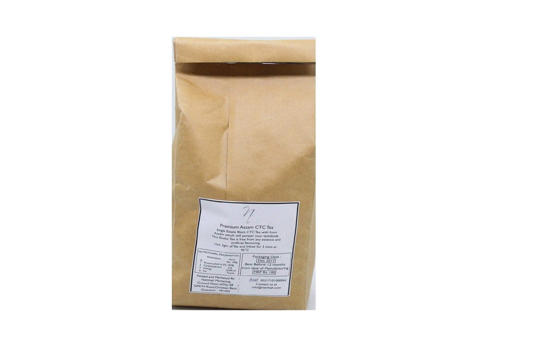 Namhah Premium Assam Tea High Grown CTC Tea From Assam   Pack  250 grams
